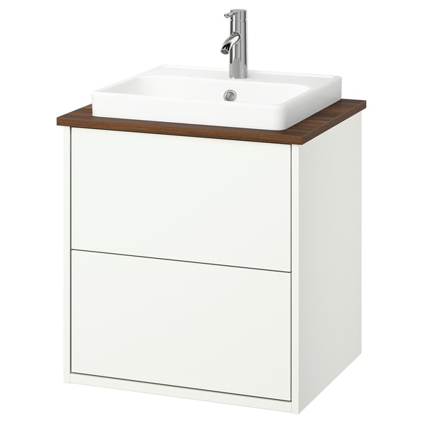 HAVBÄCK / ORRSJÖN Mueble de lavabo con cajones/lavabo