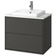 HAVBÄCK / ORRSJÖN Mueble de lavabo con cajones/lavabo