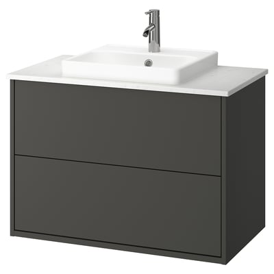HAVBÄCK / ORRSJÖN Mueble de lavabo con cajones/lavabo