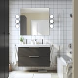 HAVBÄCK / ORRSJÖN Mueble de lavabo con cajones/lavabo