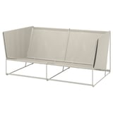 HAVSTEN Sofá 2 asientos ext, beige, 179x92x76 cm