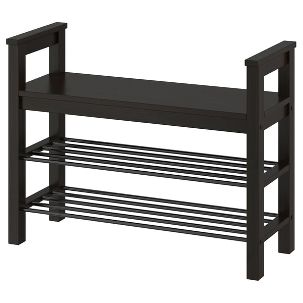 HEMNES Perchero, negro, 185 cm - IKEA Mexico