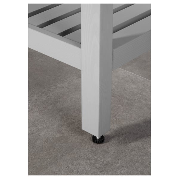 HEMNES Banca, gris, 83 cm