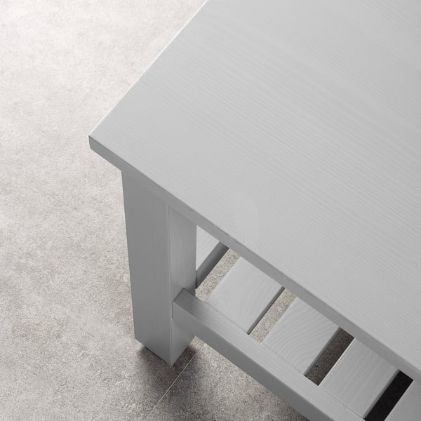 HEMNES Banca, gris, 83 cm