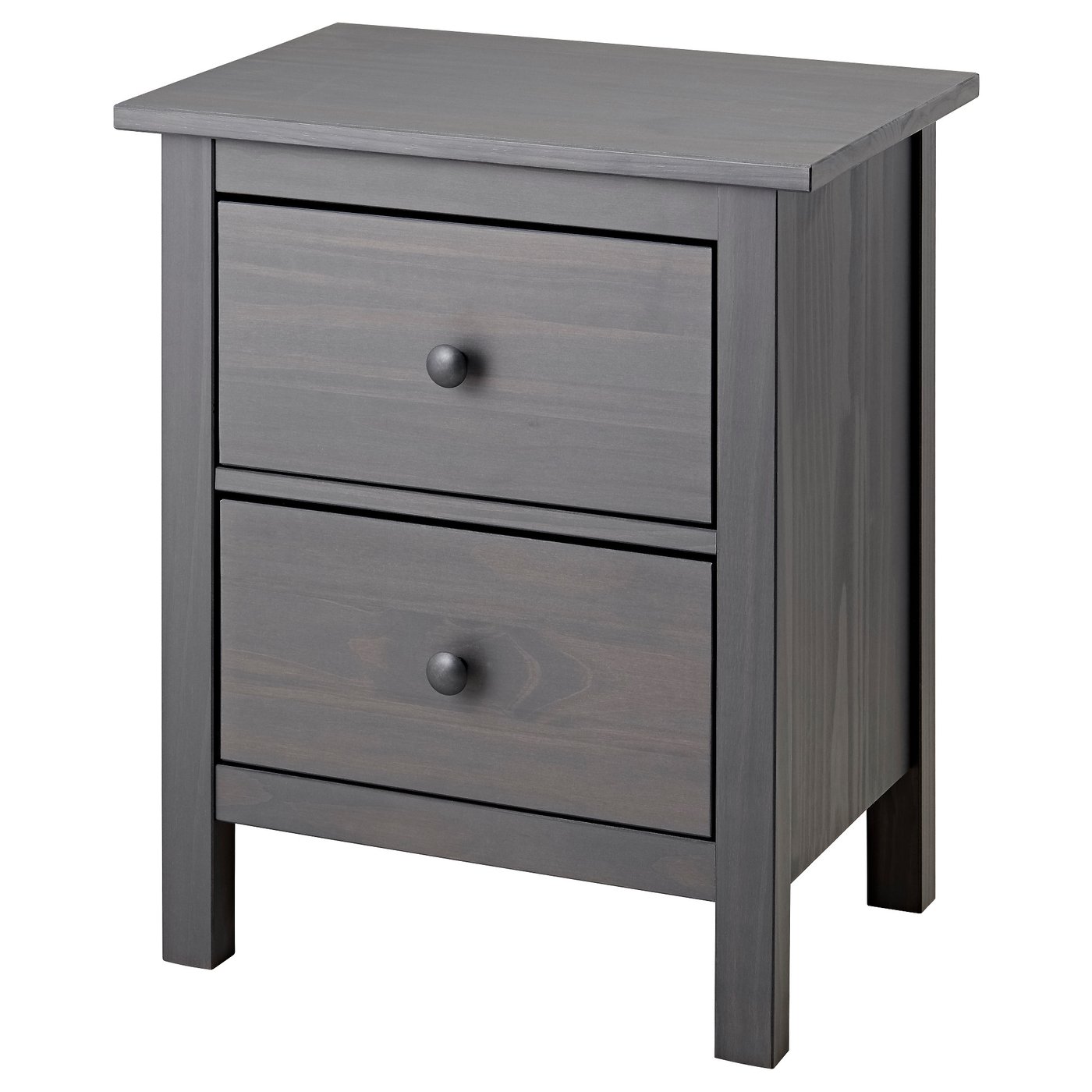 HEMNES Buró de 2 cajones, gris oscuro tinte, 54x66 cm IKEA Mexico