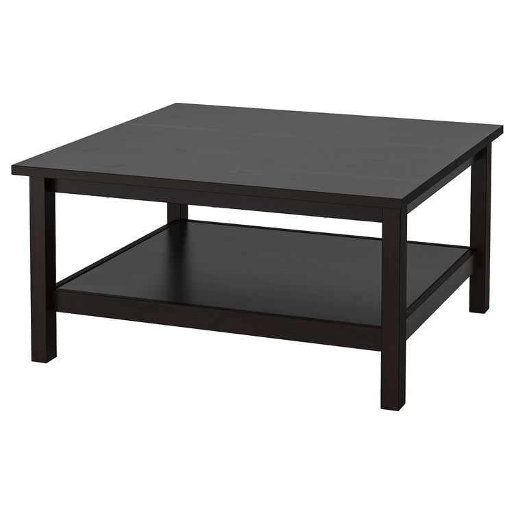 HEMNES Mesa de centro, negrocafé, 90x90 cm IKEA Mexico