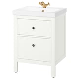 HEMNES / ORRSJÖN Mueble de lavabo con cajones/lavabo