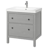 HEMNES / ORRSJÖN Mueble de lavabo con cajones/lavabo