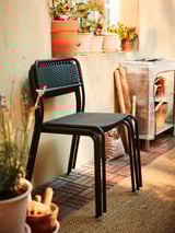 HYLLIS Estante con funda, transparente, 60x27x74 cm