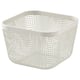 IKEA 365+ Canasta para alimentos, metal/blanco, 14x14x10 cm