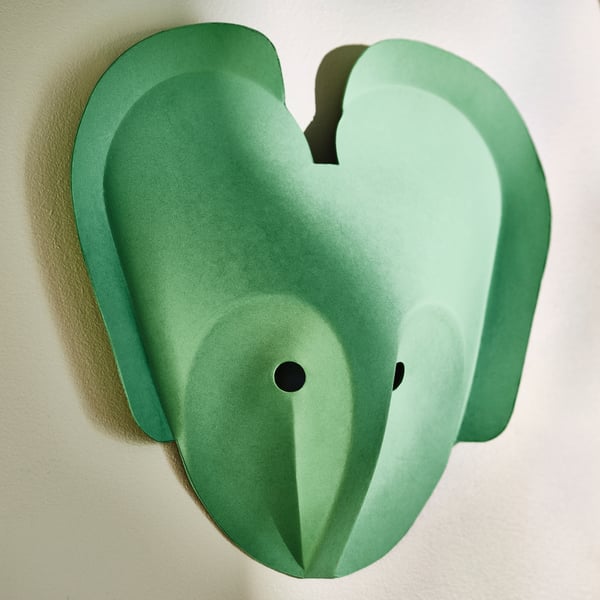 IKEA PS 2026 Decoración de pared, verde, 25 cm