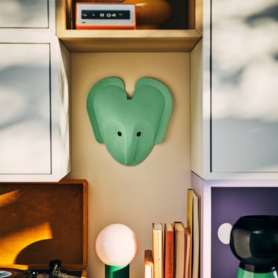 IKEA PS 2026 Decoración de pared, verde, 25 cm
