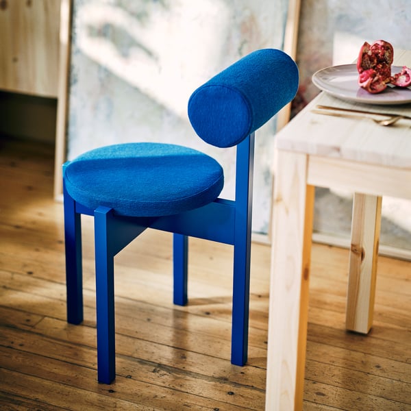 IKEA PS 2026 Silla, azul vivo/Knäbäck azul vivo