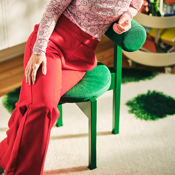 IKEA PS 2026 Silla, verde vivo/Knäbäck verde vivo