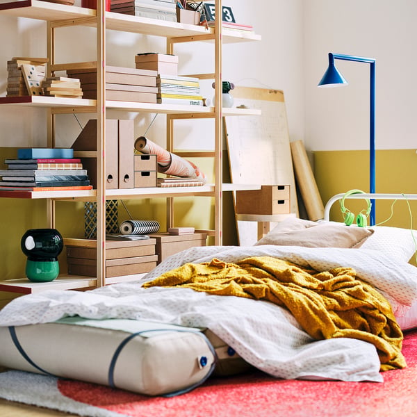 IKEA PS 2026 Sillón cama, Skiftebo gris claro/beige