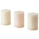 JÄMLIK Vela aromática grande, vainilla/beige claro, 30 hr
