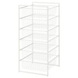 JONAXEL Combinación de almacenamiento, blanco, 50x51x104 cm