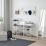 JONAXEL Combinación de almacenamiento, blanco, 148x51x104 cm