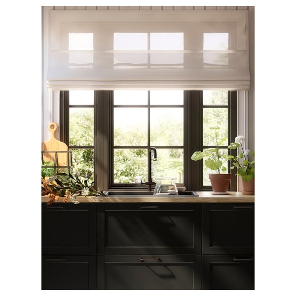 KARLBY Barra, roble/chapa, 249x3.8 cm