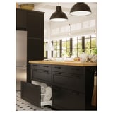 KARLBY Barra, roble/chapa, 249x3.8 cm