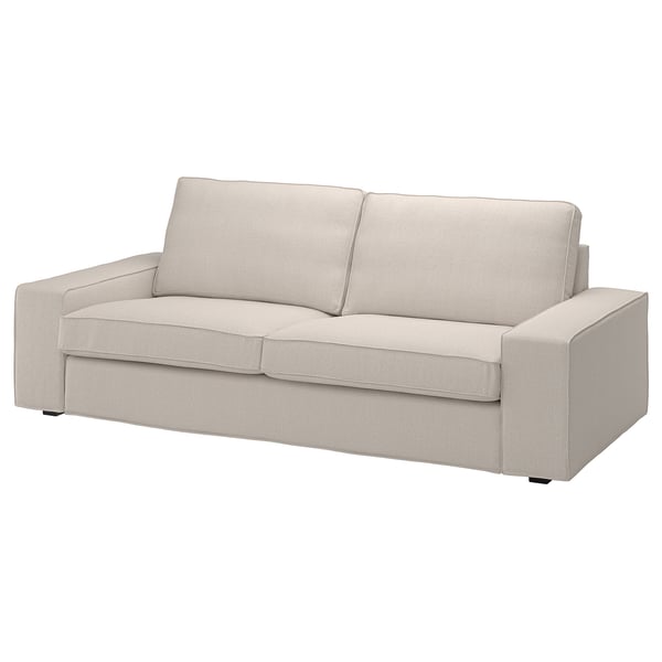 KIVIK Funda para sofá de 3 asientos, Tresund beige claro