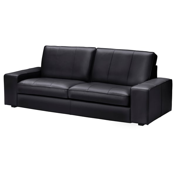 KIVIK Sofá con 3 asientos, Grann/Bomstad negro