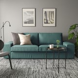 KIVIK Sofá con 3 asientos, Kelinge gris turquesa
