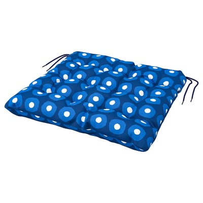 KLÖSAN Cojín para silla, exterior, azul oscuro, 50x50 cm