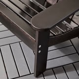 KLÖVEN Silla de jardín, café oscuro