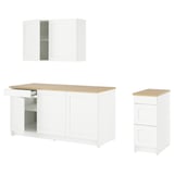KNOXHULT Cocina, blanco Estructura, 297.2x61.0x223.5 cm