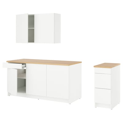 KNOXHULT Cocina, blanco, 297.2x61.0x223.5 cm
