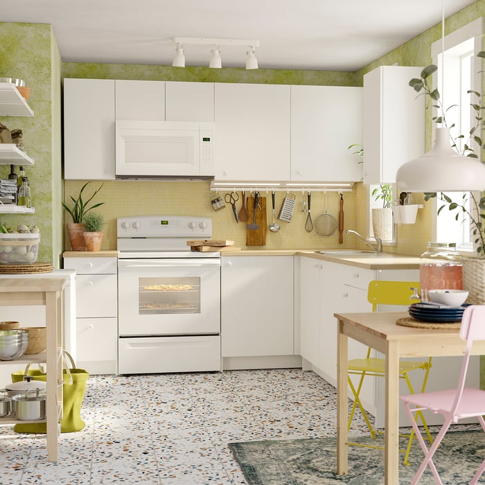 KNOXHULT Cocina de esquina, blanco IKEA Mexico