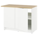 KNOXHULT Gabinete bajo de esquina, blanco Estructura, 112x61x91 cm