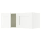 KNOXHULT Gabinete de pared con puertas, blanco Estructura, 76.2x30.5x31.7 cm