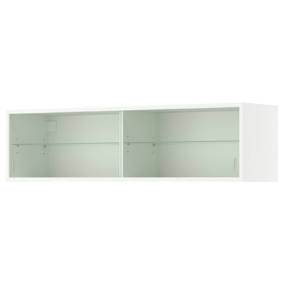 KNOXHULT Gabinete pared +puertas corredizas, blanco, 1219x290x317 mm