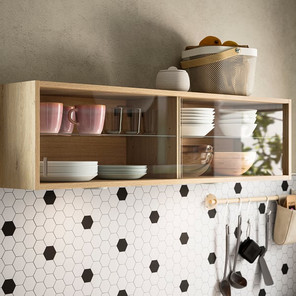 KNOXHULT Gabinete pared +puertas corredizas
