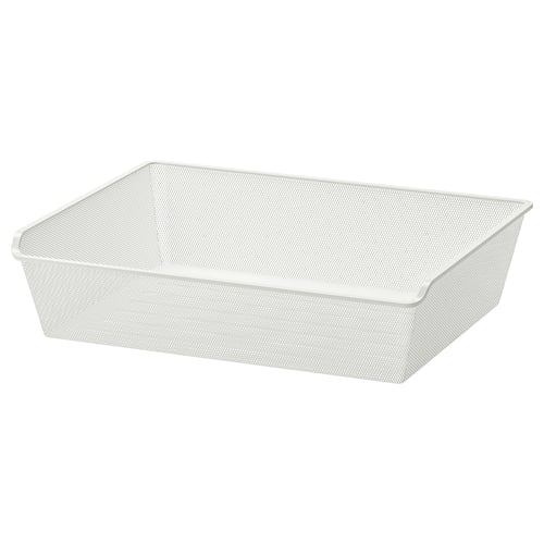KOMPLEMENT Canasta de alambre, blanco, 75x58 cm