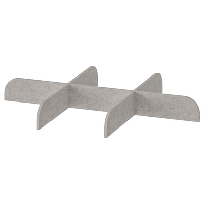 KOMPLEMENT Separador para bandeja, gris claro, 50x35 cm
