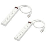 KOPPLA Base de 6 enchufes con interruptor, con toma de tierra blanco, 0.5 m