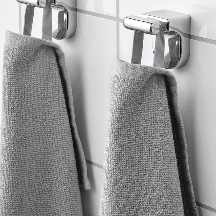KORNAN Toalla de baño - gris - IKEA