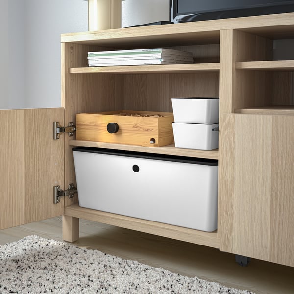 KUGGIS Caja, blanco, 37x54x21 cm