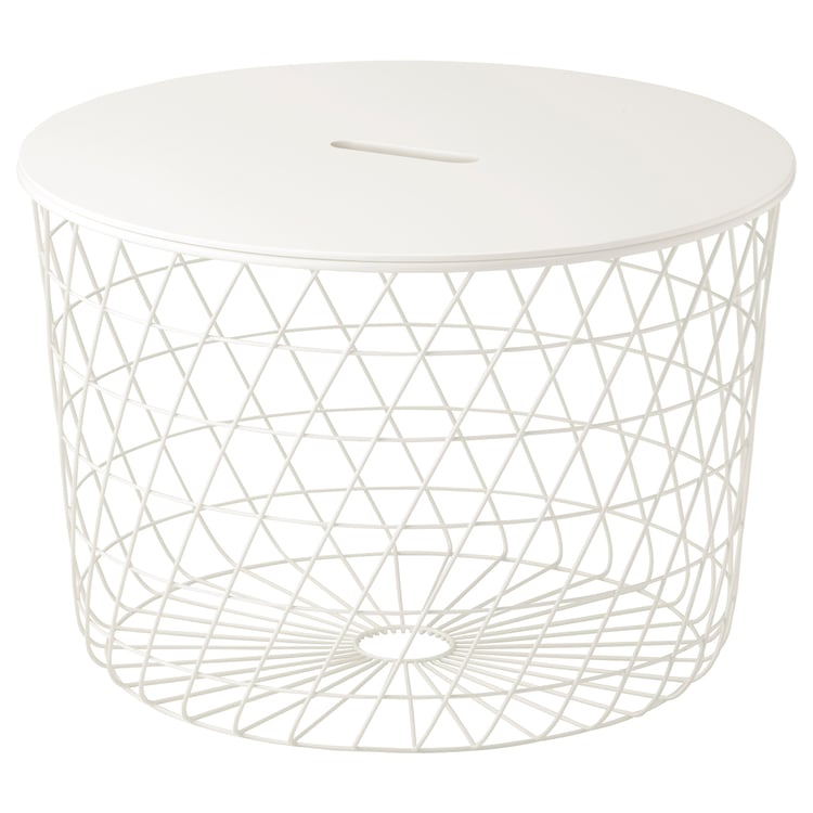 KVISTBRO Mesa de almacenamiento, blanco, 61 cm - IKEA