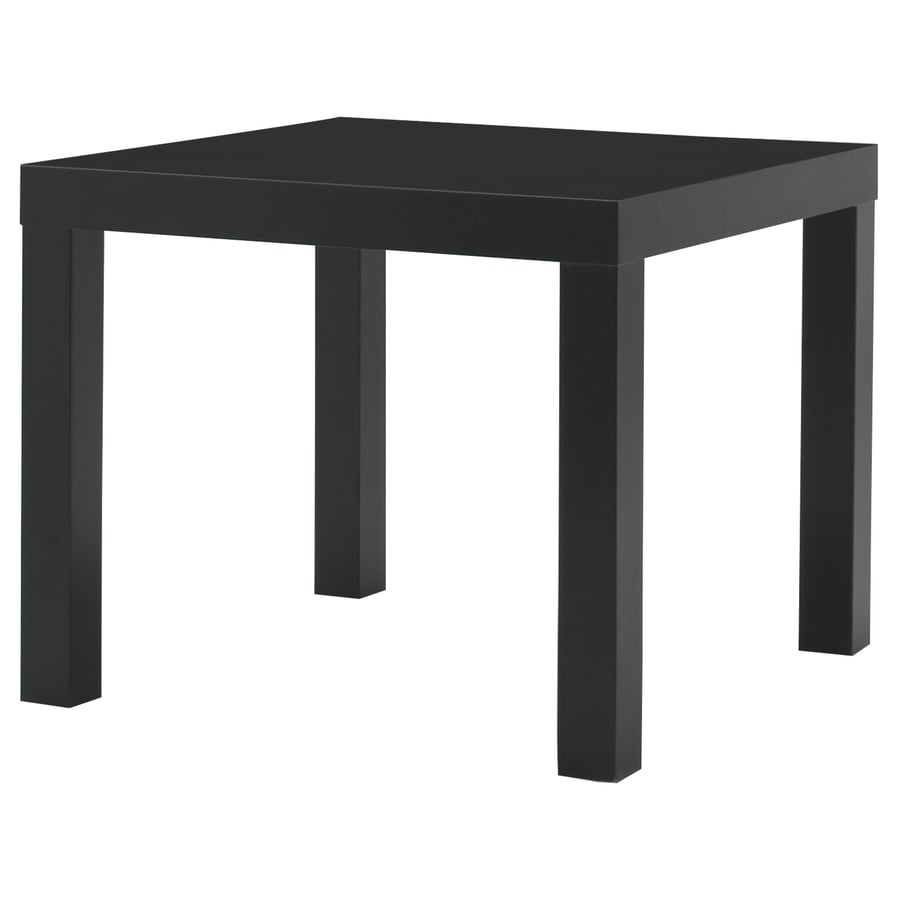 LACK Mesa lateral, negro, 55x55 cm IKEA