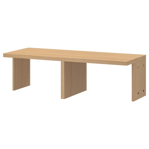 LÅDMAKARE Inserto con compartimentos, efecto roble, 76x34x24 cm