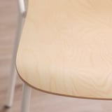 LÄKTARE Silla sala de juntas, chapa abedul/blanco
