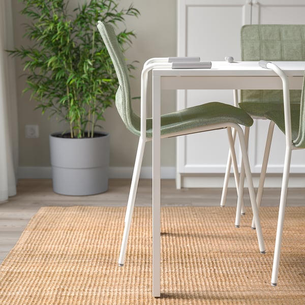 LÄKTARE Silla sala de juntas, Verde claro/blanco