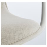 LÅNGFJÄLL Silla sala de juntas c/reposabrazos, Gunnared beige/blanco