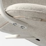 LÅNGFJÄLL Silla sala de juntas c/reposabrazos, Gunnared beige/blanco