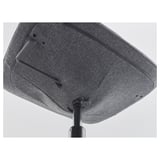 LÅNGFJÄLL Silla sala de juntas, Gunnared gris oscuro/negro