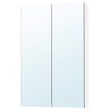 LETTAN Gabinete de espejo con puertas, efecto espejo/espejo, 61x15x94 cm